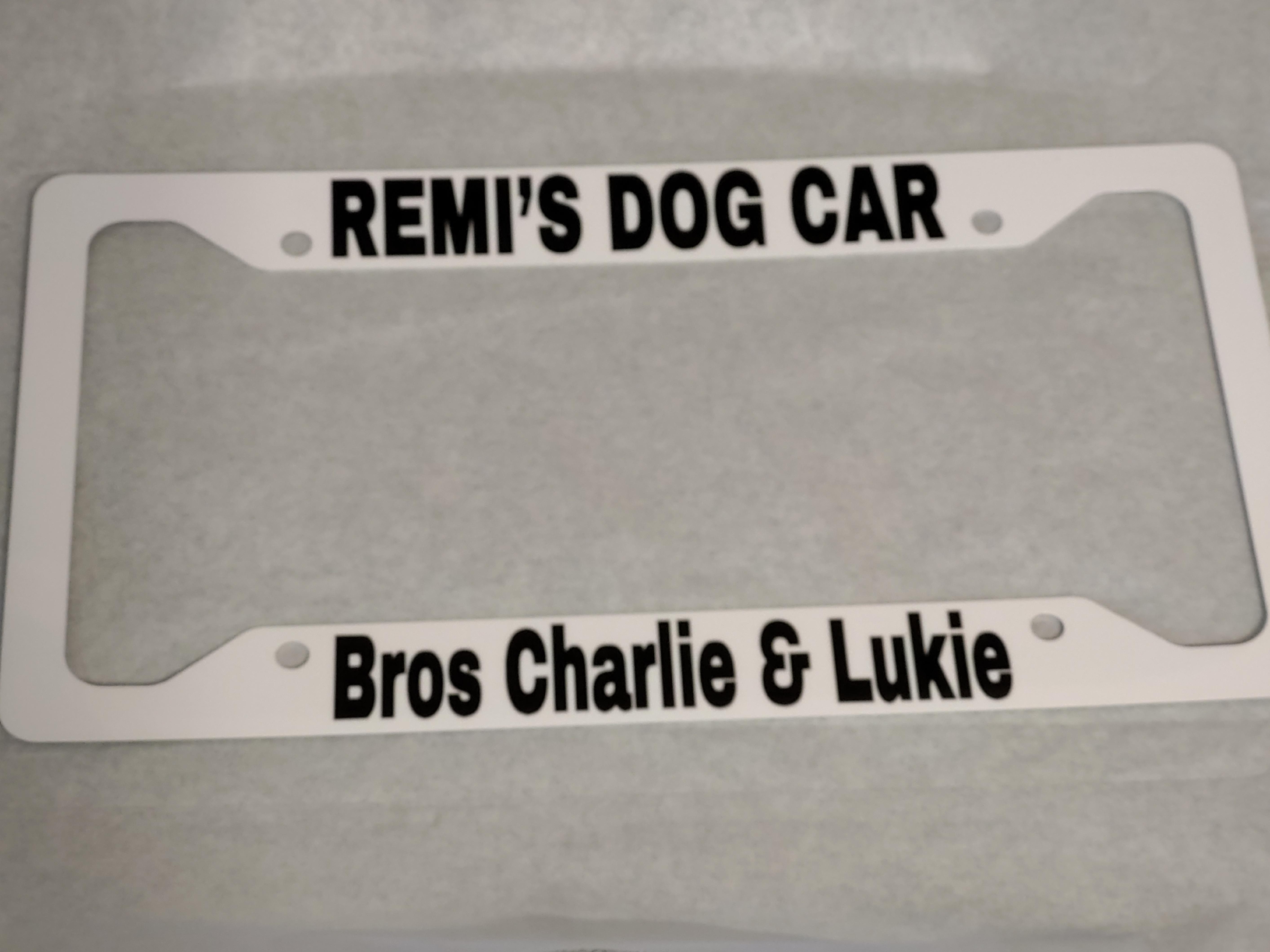 Frame With Image Custom Personalized License Plate Frame,customized Design Metal Car License Plate Frame With Text - UK Custom Metal License Plate Frames For Dealers - Foto 10